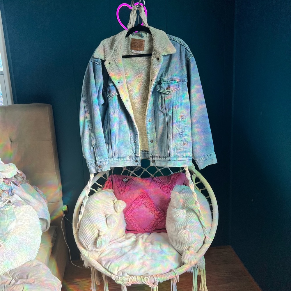 Levi’s Sherpa dad jacket